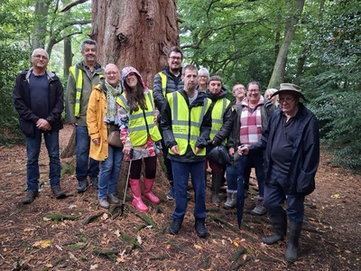 Litter picking group